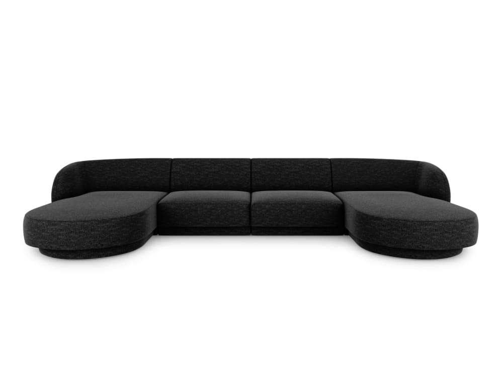 Wohnli Möbelsuche - 5-Sitzer Panorama-Sofa aus Chenille-Stoff