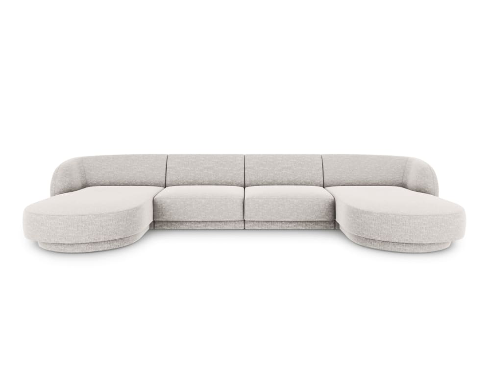 Wohnli Möbelsuche - 5-Sitzer Panorama-Sofa aus Chenille-Stoff