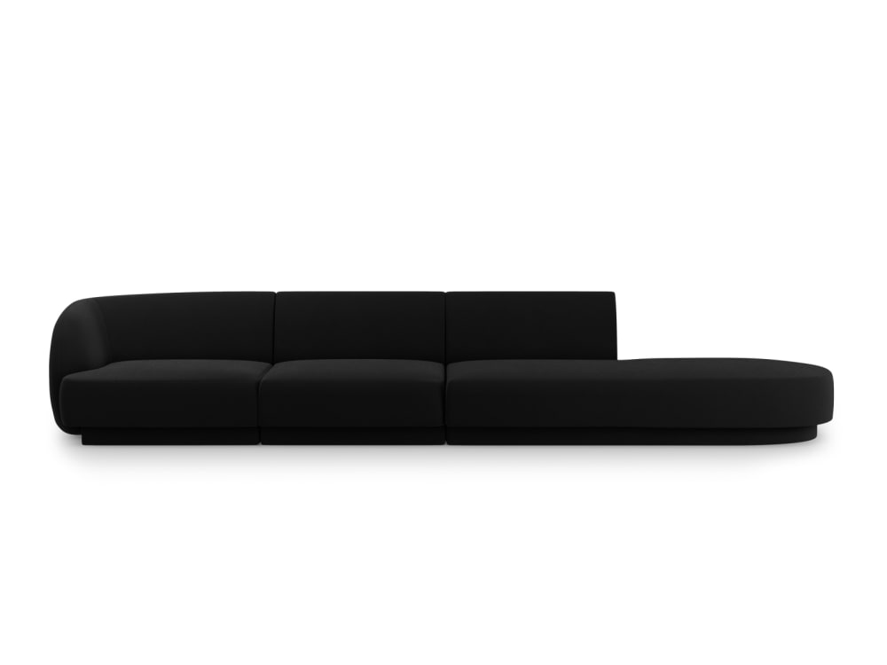 Wohnli Möbelsuche - 4-Sitzer Sofa rechts aus Samt