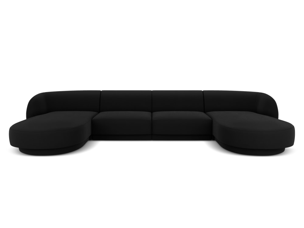 Wohnli Möbelsuche - 5-Sitzer Panorama-Sofa aus Samt