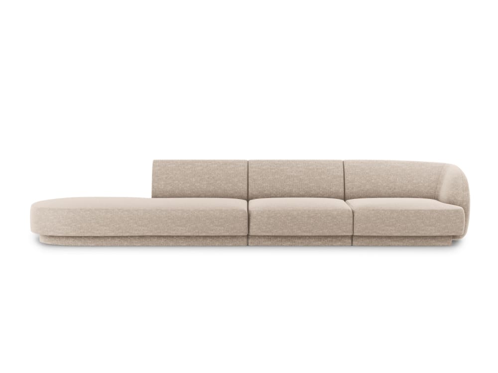 Wohnli Möbelsuche - 4-Sitzer Sofa links aus Chenille-Stoff