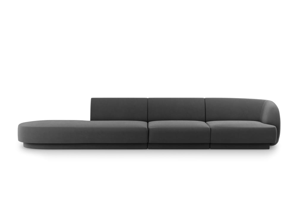 Wohnli Möbelsuche - 4-Sitzer Sofa links aus Samt