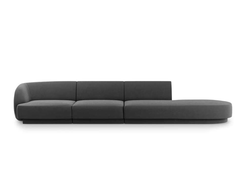 Wohnli Möbelsuche - 4-Sitzer Sofa rechts aus Samt