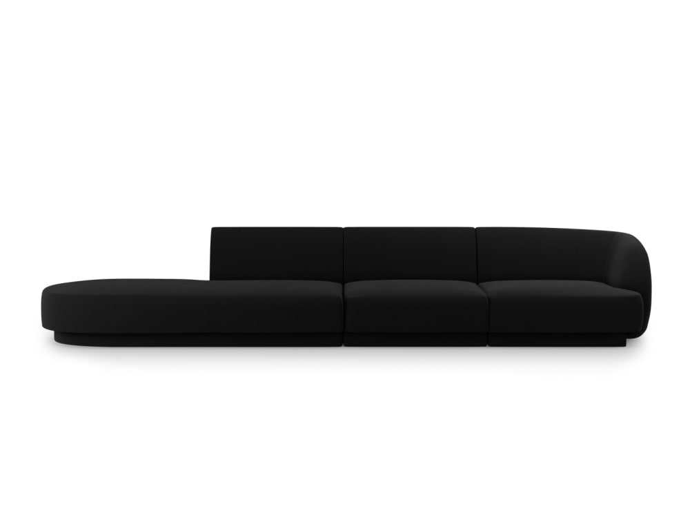 Wohnli Möbelsuche - 4-Sitzer Sofa links aus Samt