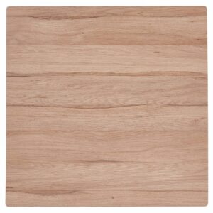 Neigbare Tischplatte aus HPL - 60 x 60 cm Braun 60x1x60cm Metall Braun Oviala Möbel Esszimmermöbel Esstische