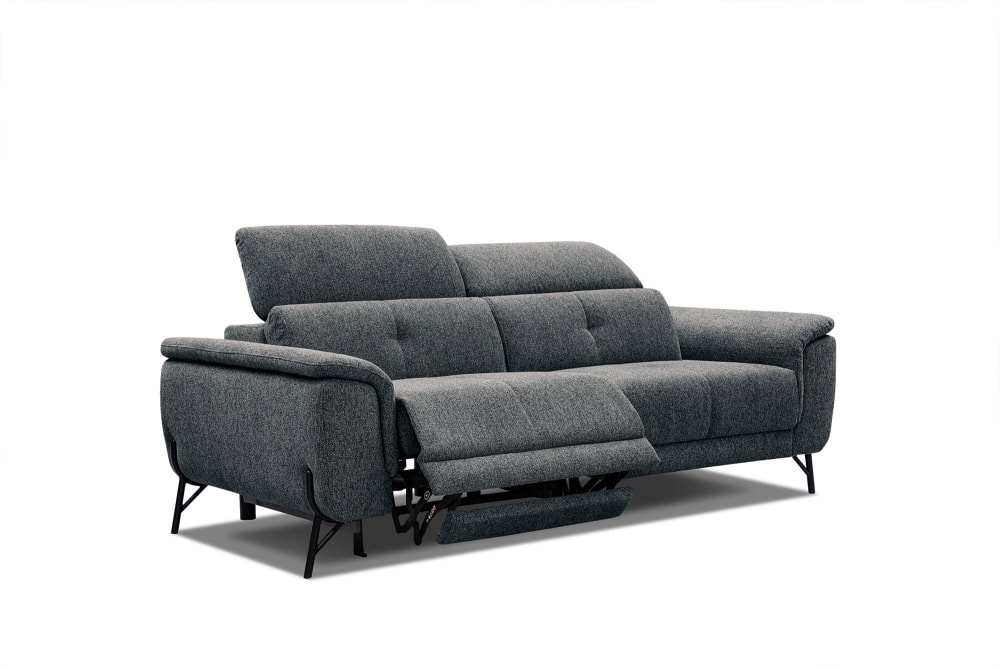 wohnli-moebel-suche-M23021681 Wohnli Möbelsuche - Sofa 3-Sitzer mit 1 Relaxfunktion und verstellbare Kopfstützen