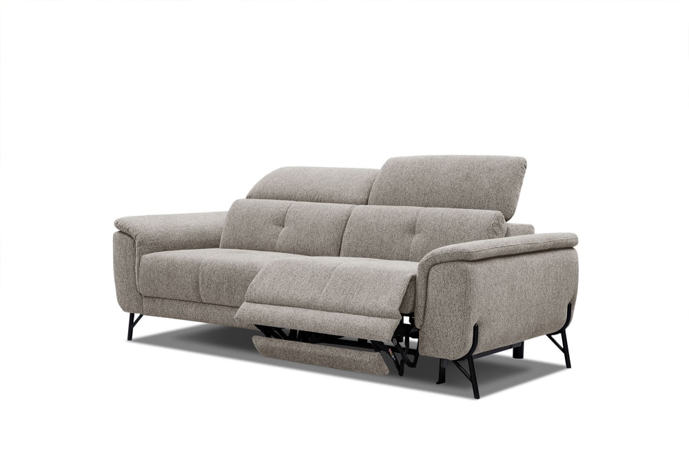 Wohnli Möbelsuche - Sofa 3-Sitzer mit 1 Relaxfunktion und verstellbare Kopfstützen