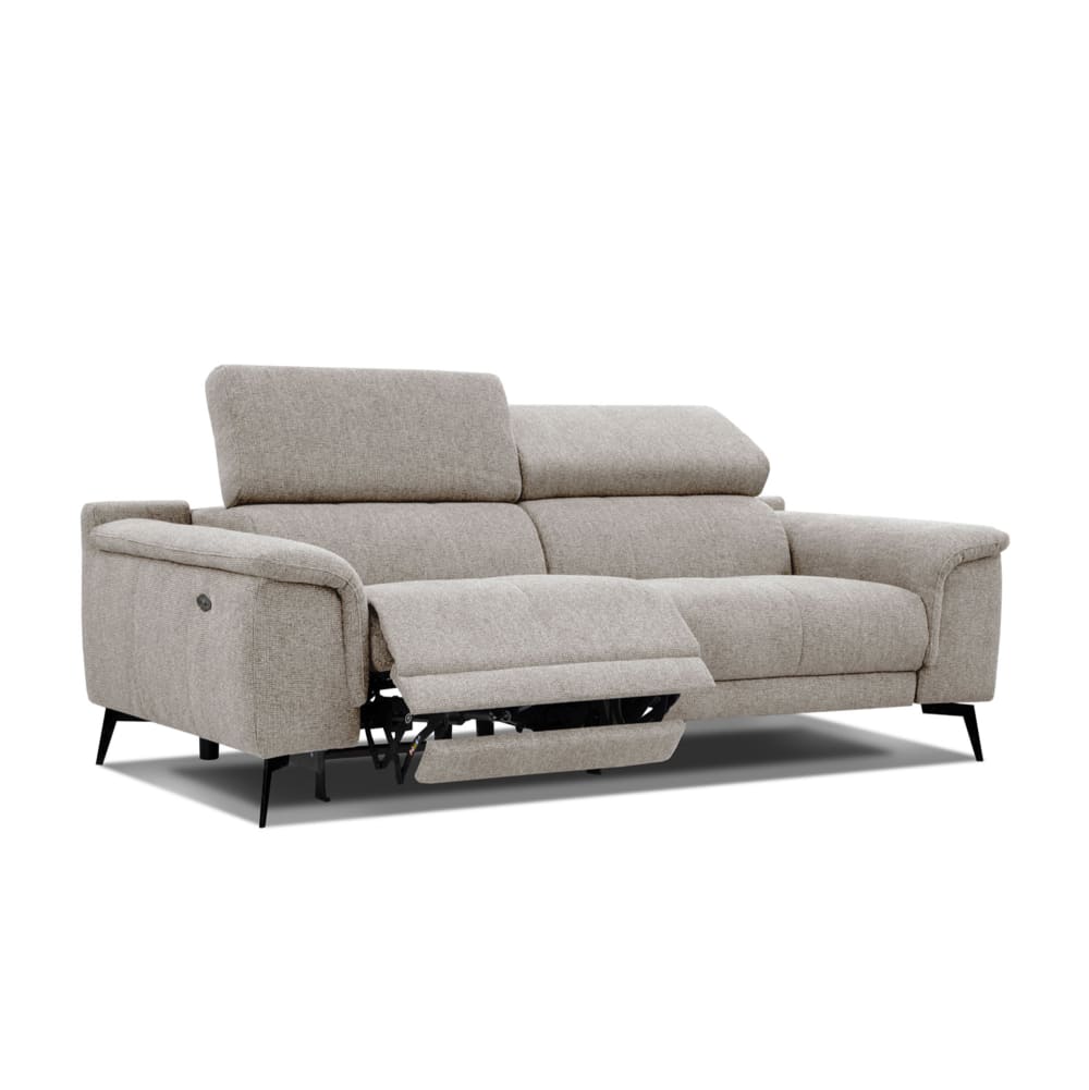 wohnli-moebel-suche-M23022030 Wohnli Möbelsuche - Sofa 3-Sitzer mit 1 Relaxfunktion und verstellbare Kopfstützen