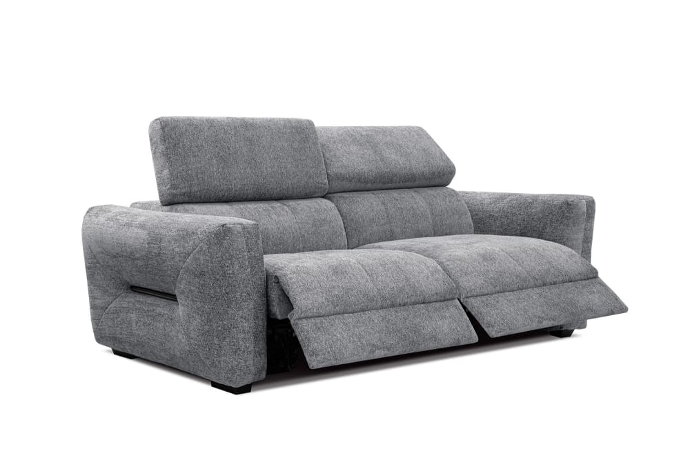 Wohnli Möbelsuche - Sofa 3-Sitzer mit 2 Relaxfunktionen und verstellbare Kopfstützen