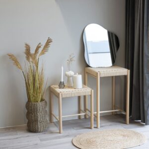 wohnli-moebel-suche-M23025635-1 Hocker Abano 42x47x42cm Holz Braun House Nordic Möbel Wohnzimmermöbel Hocker