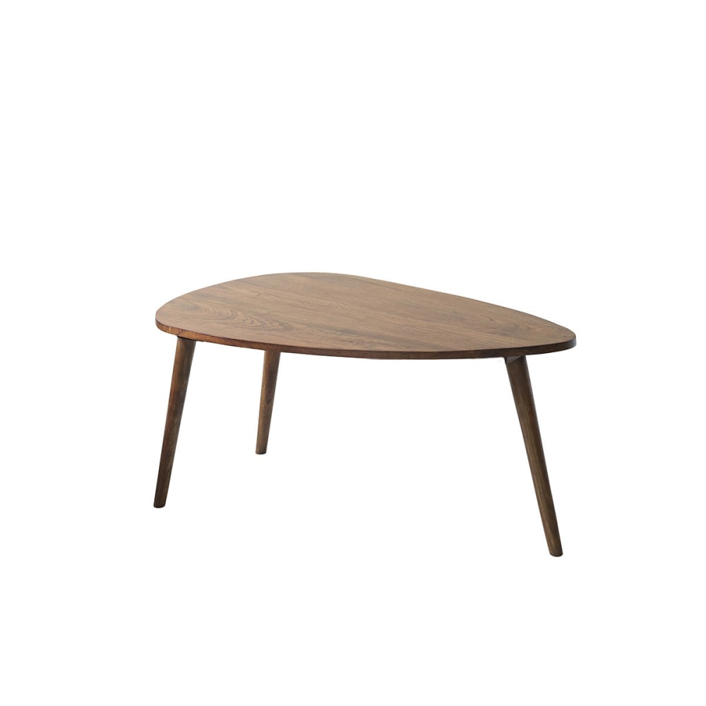 Wohnli Möbelsuche - Couchtisch aus massivem Mindi in Walnuss-Finish 100 cm