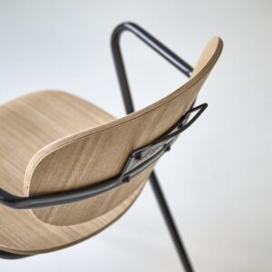 wohnli-moebel-suche-M23030991-1 Stuhl aus Esche und Metall 57x80x56cm Holz Beige Tikamoon Möbel Esszimmermöbel Stühle