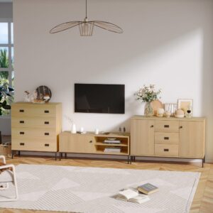 wohnli-moebel-suche-M23031796-1 3Schubladen Schwarzmetall&Holzoptik