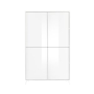 Wohnli Möbelsuche - Highboard mit 4 Türen H174 cm - Weiß