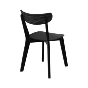 wohnli-moebel-suche-M23033627-1 Set aus 2 Stühlen aus schwarzem Gummibaumholz 48x81x55cm Holz Schwarz Maison Pavane Möbel Esszimmermöbel Stühle