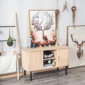 40x60x100cm Holz Braun Nordlys Möbel Wohnzimmermöbel TV-Möbel