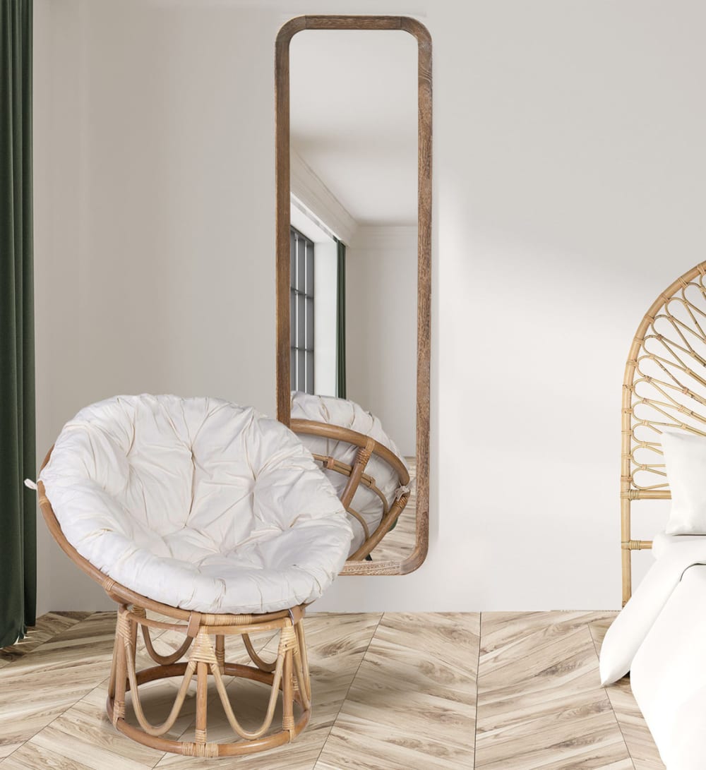 85x65x85cm Rattan Beige MOYCOR Sofas und Sessel Sessel, Poufs und Fußbänke Sessel