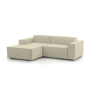 wohnli-moebel-suche-M23035769 Wohnli Möbelsuche - Festes Sofa mit Halbinsel aus beigem Stoff