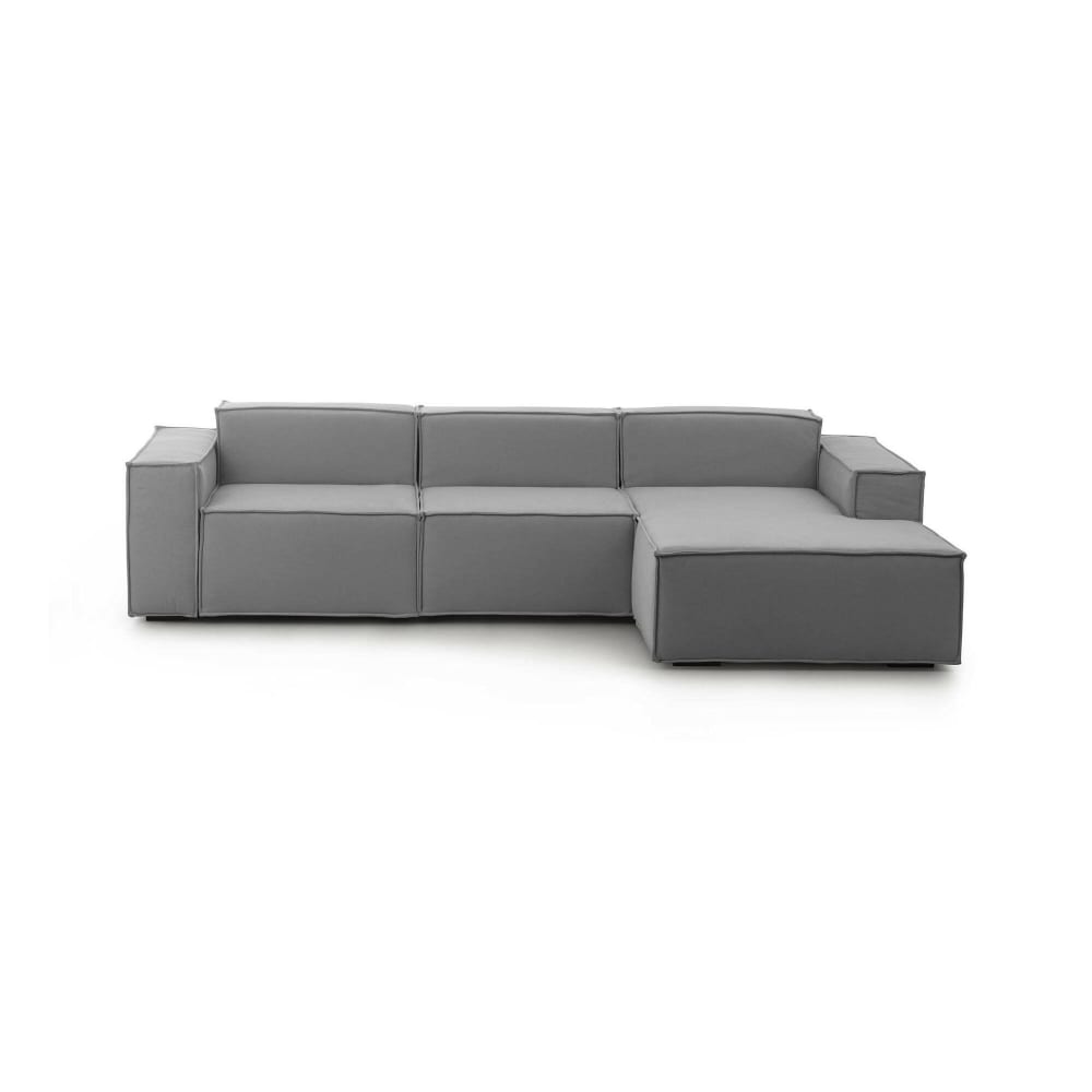 wohnli-moebel-suche-M23035788 Wohnli Möbelsuche - Festes Sofa mit Halbinsel aus grauem Stoff