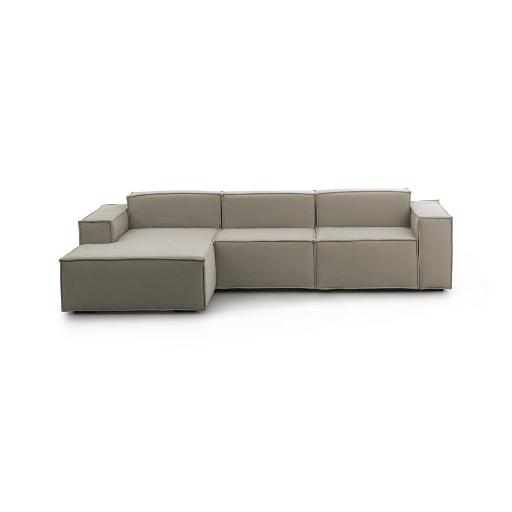 wohnli-moebel-suche-M23035792 Wohnli Möbelsuche - Festes Sofa mit Halbinsel aus taubengrauem Stoff