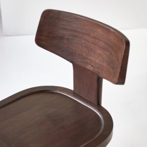 Stuhl aus massivem Mindiholz 54x82x57cm Holz Braun Tikamoon Möbel Esszimmermöbel Stühle
