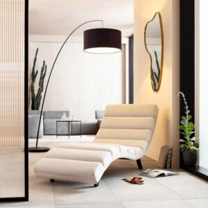 190x89x80cm Polyester Beige Kare Design Sofas und Sessel Sofas Recamieren