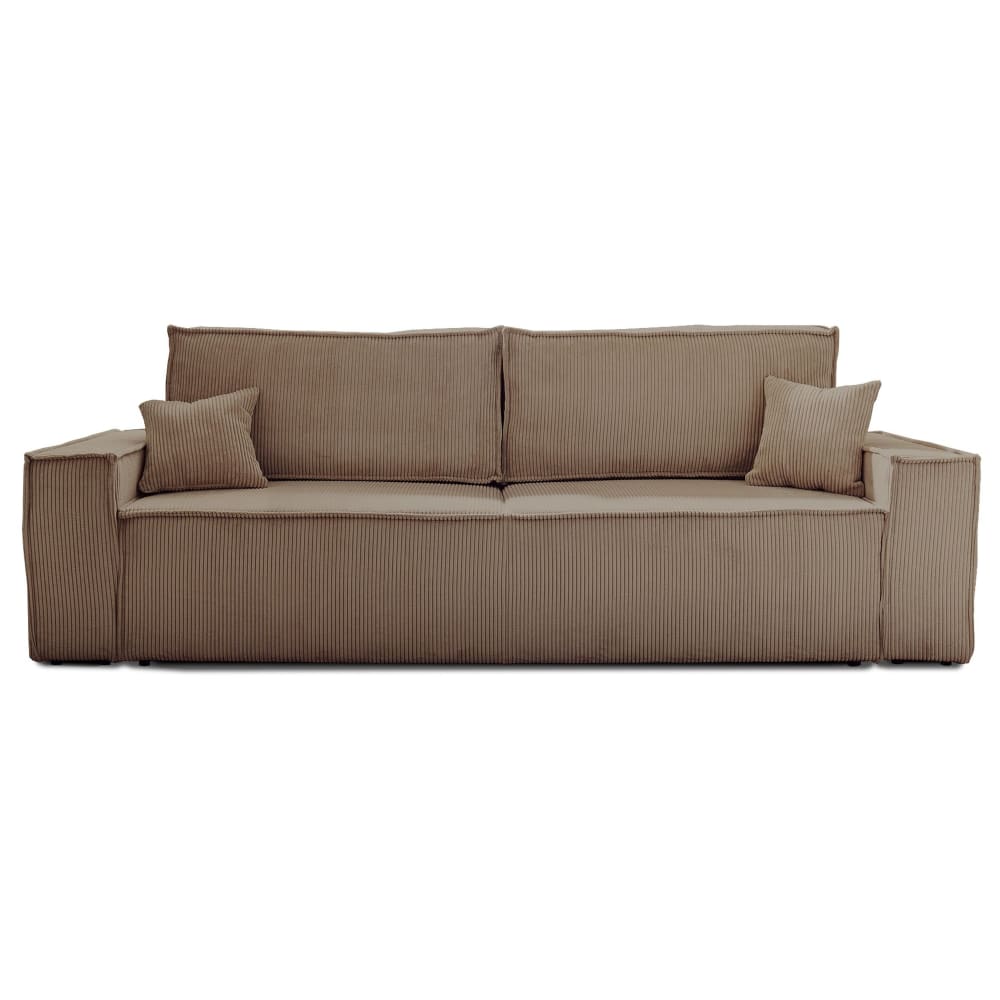 wohnli-moebel-suche-M23041476 Wohnli Möbelsuche - Dellia - canapé 3 places convertible - avec coffre - en velours côtelé