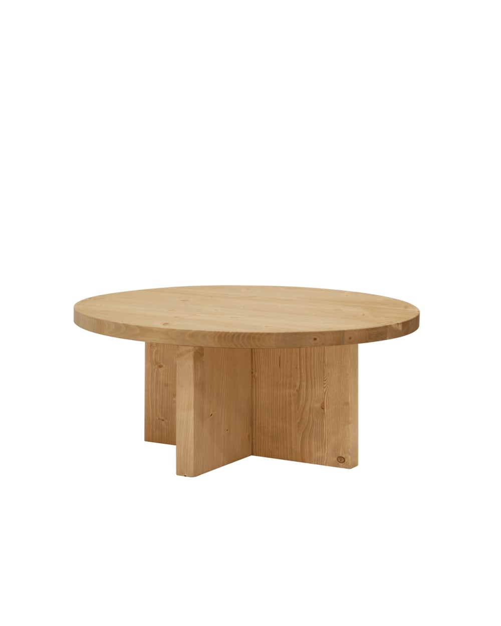Wohnli Möbelsuche - Couchtisch Rund aus Massivholz