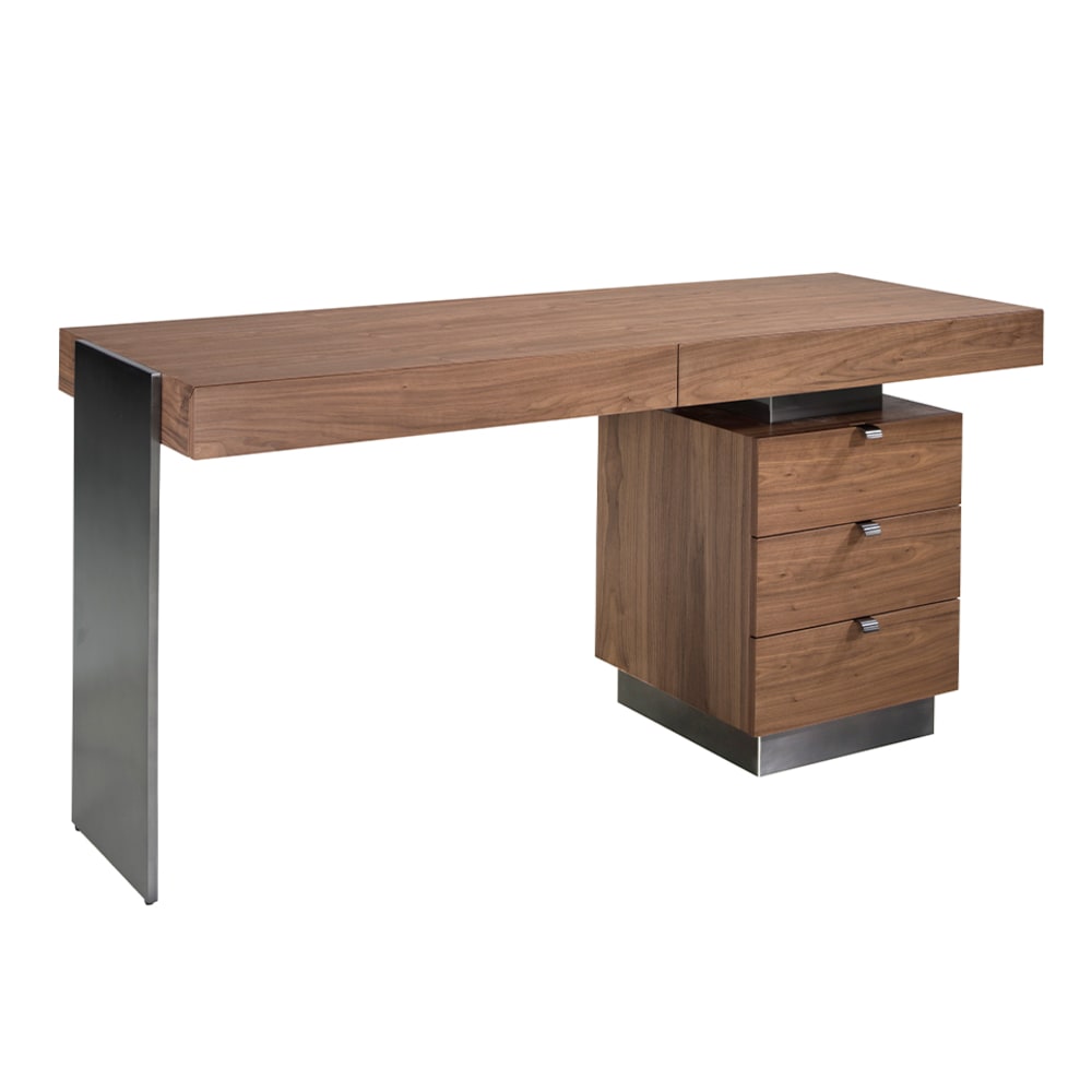 wohnli-moebel-suche-M23047039 Wohnli Möbelsuche - Bürotisch aus Walnussholz und Stahl