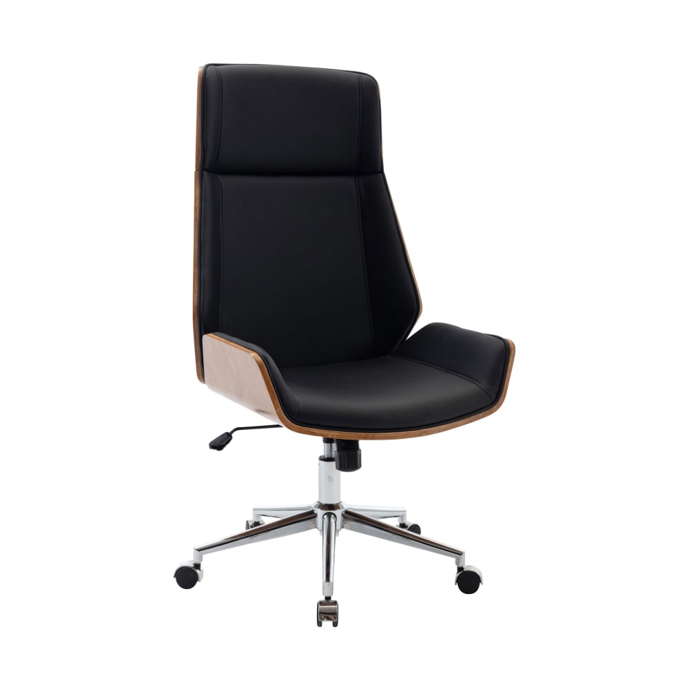 wohnli-moebel-suche-M23047260 Wohnli Möbelsuche - Bürostuhl höhenvestellbar aus Kunstleder walnuss/schwarz