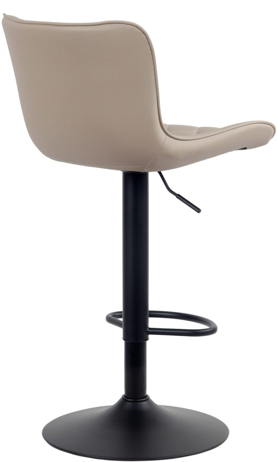 Barhocker höhenverstellbar drehbar Kunstleder creme 54x83x48cm PVC und Synthetik Beige CLP Möbel Esszimmermöbel Barhocker