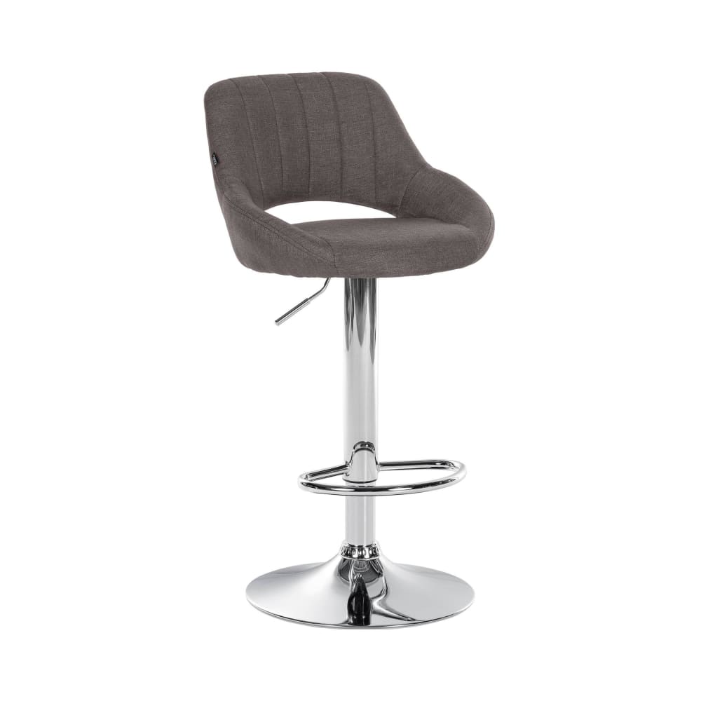 wohnli-moebel-suche-M23047407 Wohnli Möbelsuche - Barhocker Stoff höhenverstellbar drehbar Stoff dunkelgrau
