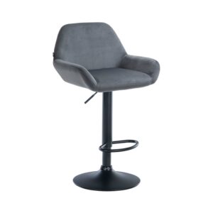 wohnli-moebel-suche-M23047498 Wohnli Möbelsuche - Barhocker Samt höhenverstellbar drehbar Samt dunkelgrau