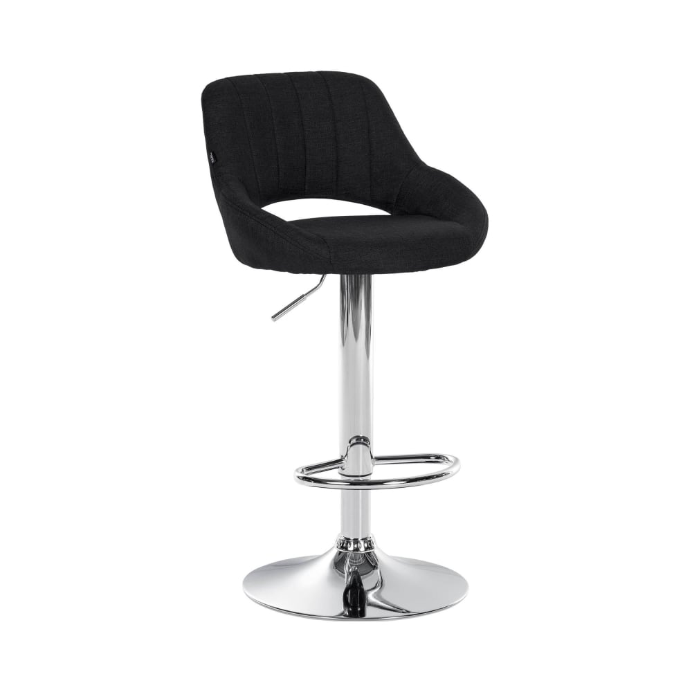 wohnli-moebel-suche-M23047502 Wohnli Möbelsuche - Barhocker Stoff höhenverstellbar drehbar Stoff schwarz