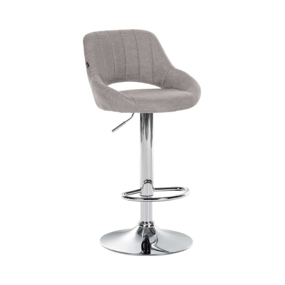 wohnli-moebel-suche-M23047528 Wohnli Möbelsuche - Barhocker Stoff höhenverstellbar drehbar Stoff grau