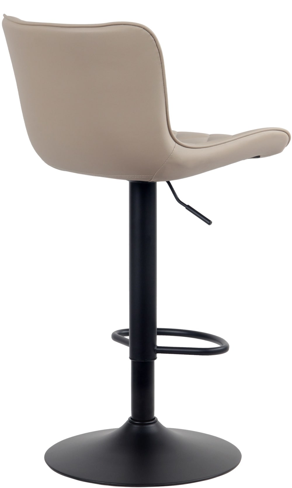 2er Set Barhocker höhenverstellbar drehbar aus Kunstleder creme 54x83x48cm PVC - Polyvinlychlorid Beige CLP Möbel Esszimmermöbel Barhocker