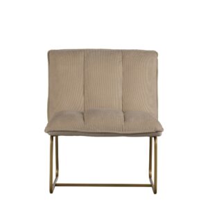 Wohnli Möbelsuche - Sessel aus sandfarbenem Polyester