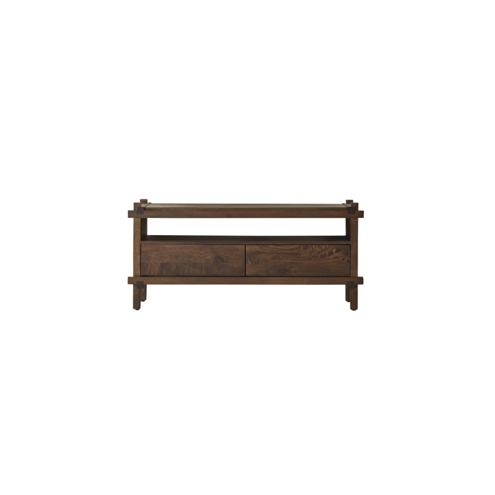 wohnli-moebel-suche-M23051371 Wohnli Möbelsuche - TV Schrank aus massivem Mangoholz mit 2 Schubladen 120 cm