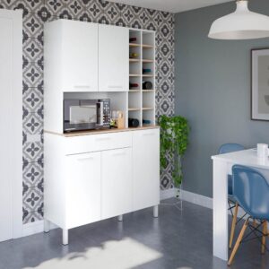 1 Schublade H186 cm - Weiß