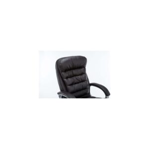 Bürostuhl höhenverstellbar drehbar aus Kunstleder braun 77x116x68cm PVC - Polyvinlychlorid Braun CLP Möbel Büromöbel Bürostühle