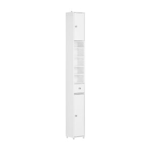wohnli-moebel-suche-M23055897 Wohnli Möbelsuche - Hochschrank schmal badschrank weiß 20x20x180 cm