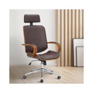 70x118x70cm PVC und Synthetik Braun CLP Möbel Büromöbel Bürostühle