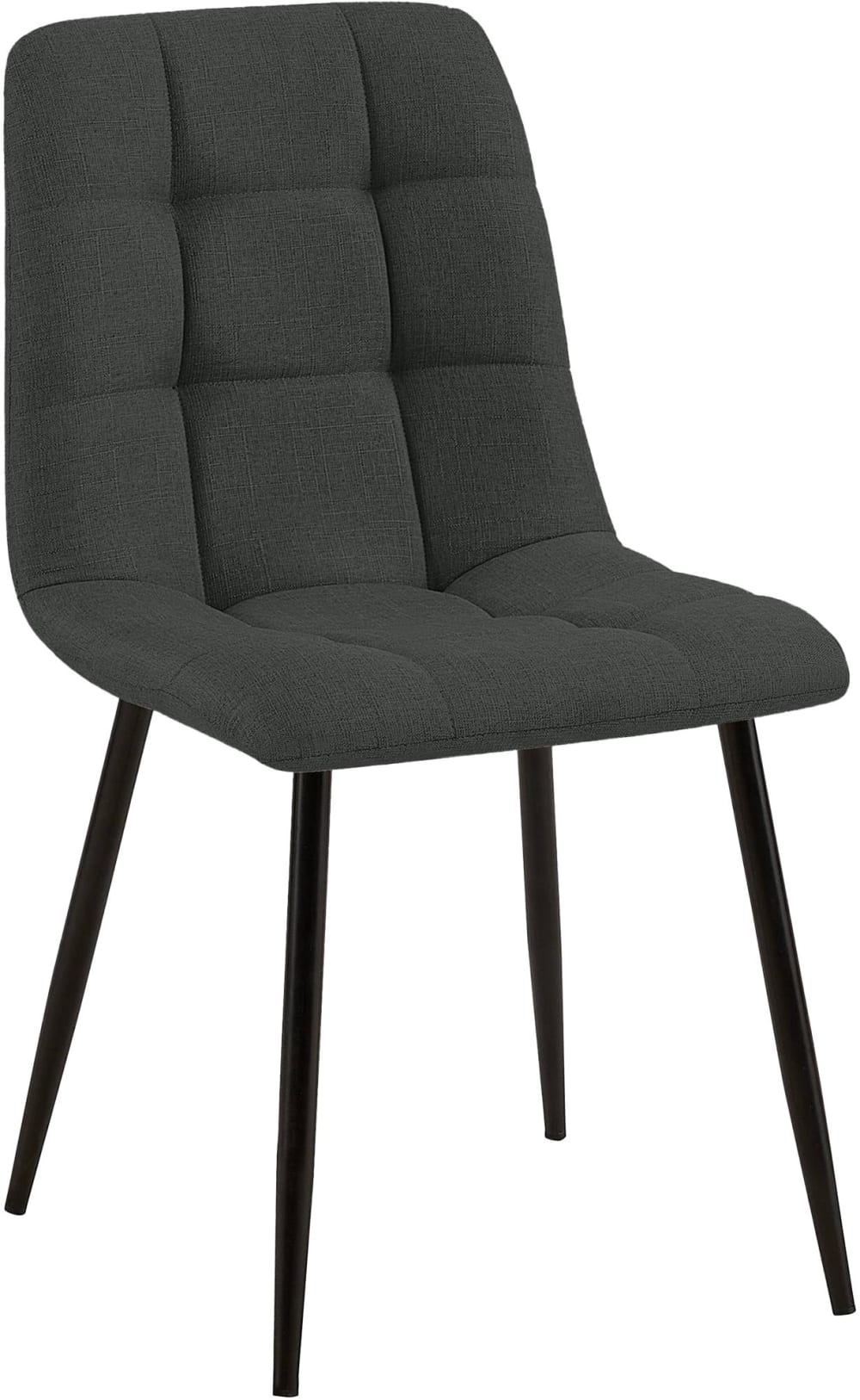 wohnli-moebel-suche-M23056055 Wohnli Möbelsuche - Esszimmerstuhl mit Metallgestell aus Stoff dunkelgrau