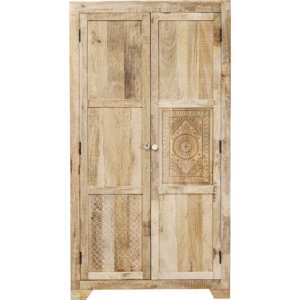 wohnli-moebel-suche-M23057982 Wohnli Möbelsuche - Kleiderschrank mit 2 Türen aus Massivholz mit Schnitzereien