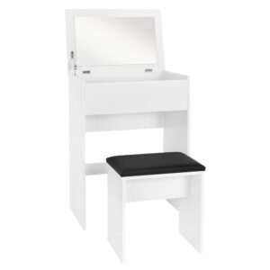 wohnli-moebel-suche-M23060971 Wohnli Möbelsuche - Schminktisch Weiß Kosmetiktisch Klappspiegel Frisiertisch