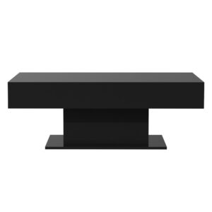 60x40x110cm Spanplatte Schwarz ML-Design Möbel Wohnzimmermöbel Couchtische