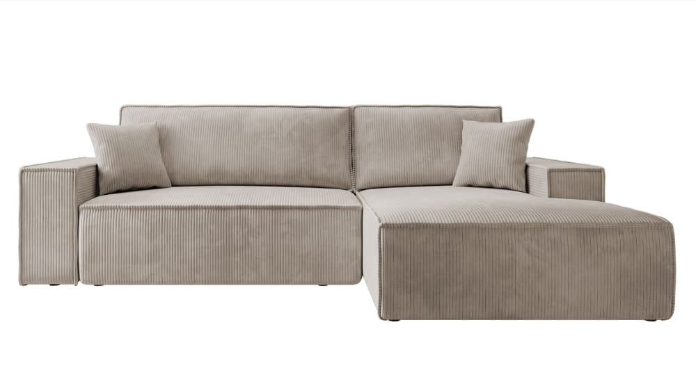 wohnli-moebel-suche-M23061288 Wohnli Möbelsuche - Ecksofa Farese Cordbezug Beige 267 cm