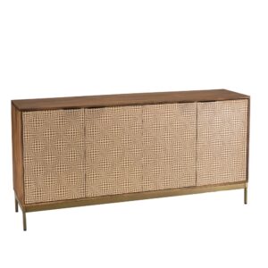 wohnli-moebel-suche-M23062118 Wohnli Möbelsuche - Buffet aus Mangoholz mit 4 Türen und Ethno-Motiven