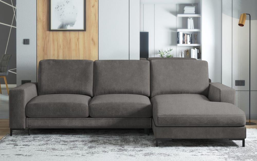 wohnli-moebel-suche-M23065517-1 156x85x244cm Stoff Grau Selsey Sofas und Sessel Sofas Ecksofas
