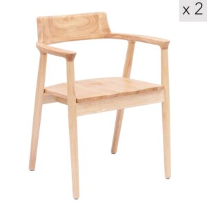 wohnli-moebel-suche-M23068825 Wohnli Möbelsuche - Esszimmerstühle (2er Set) aus Massivholz Braun